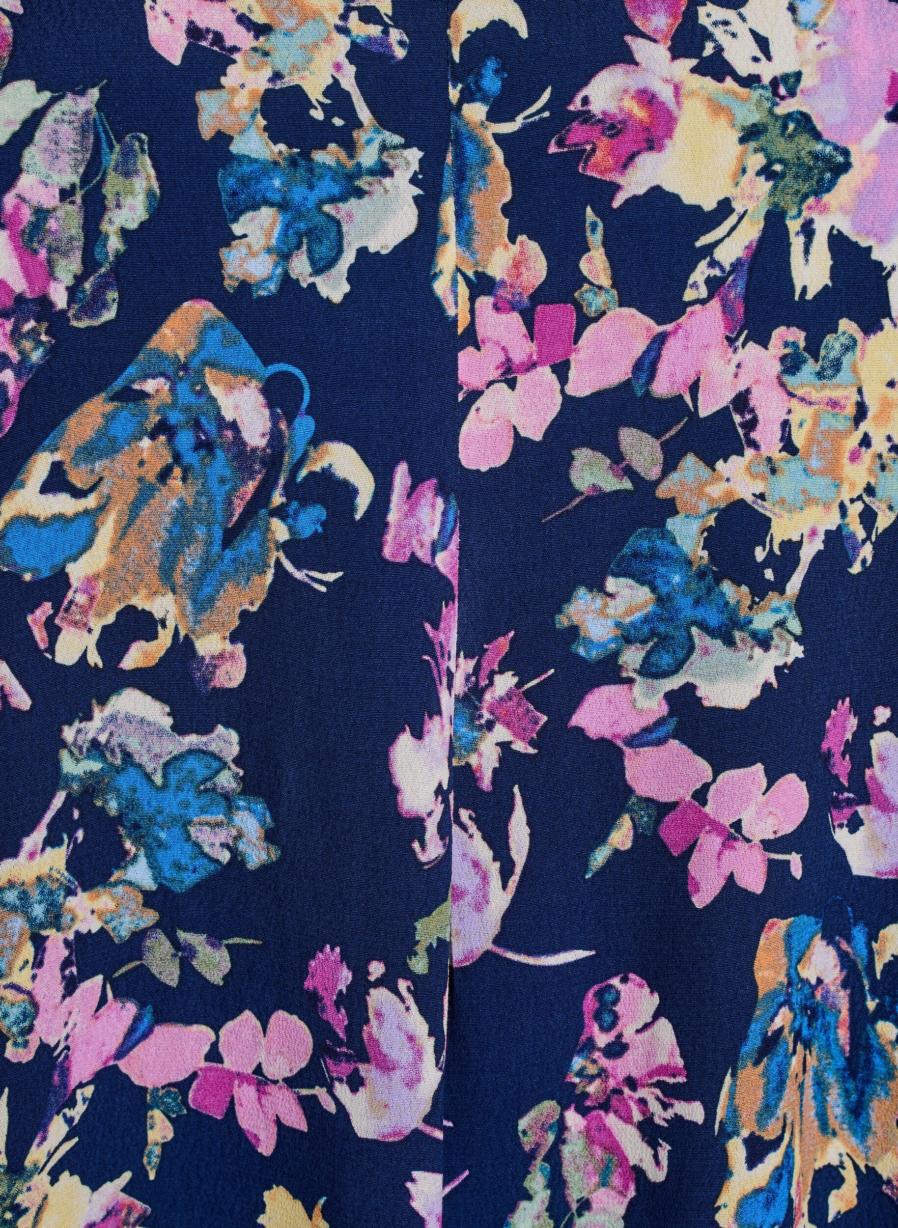 ZizziA-lijn jurk van viscose, Blauw, Packshot image number 2