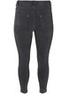 Cropped Amy jeans met rits, Grijs, Packshot image number 1