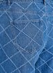 Kiana jeans met een hoge taille en distressed patroon, Blauw, Packshot image number 3