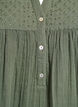 Katoenen mousseline tuniek met broderie anglaise, Groen, Packshot image number 2