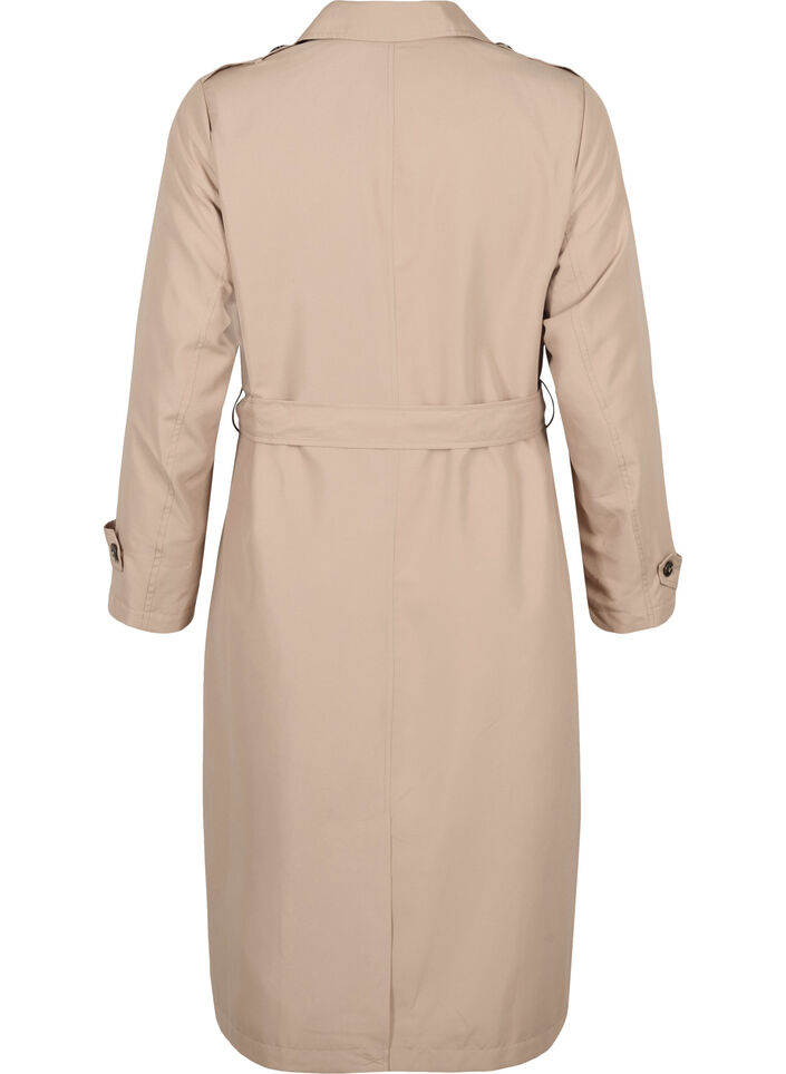 Lange trenchcoat met riem, Nomad, Packshot image number 1