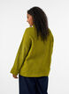 Gebreide top met col, Groen, Model image number 2