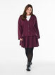 Cardigan met V-hals en wijde mouwen, Donker Bordeaux, Model image number 1