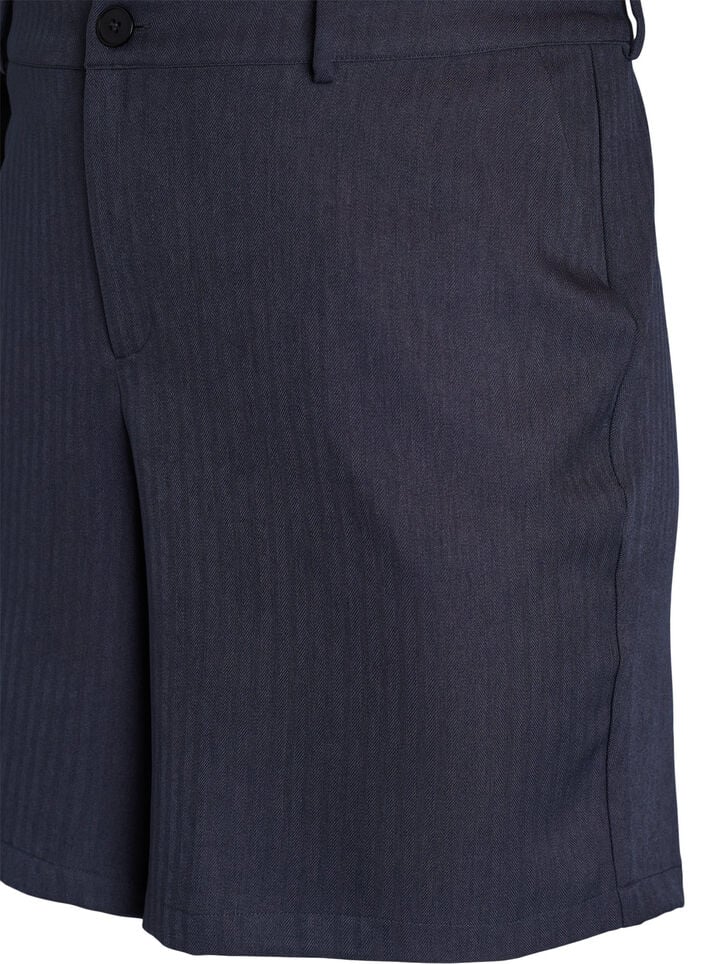 Op maat gemaakte bermudashorts met zakken, Dark Grey , Packshot