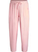 Losse velourbroek met high waist en zakken, Roze, Packshot image number 0