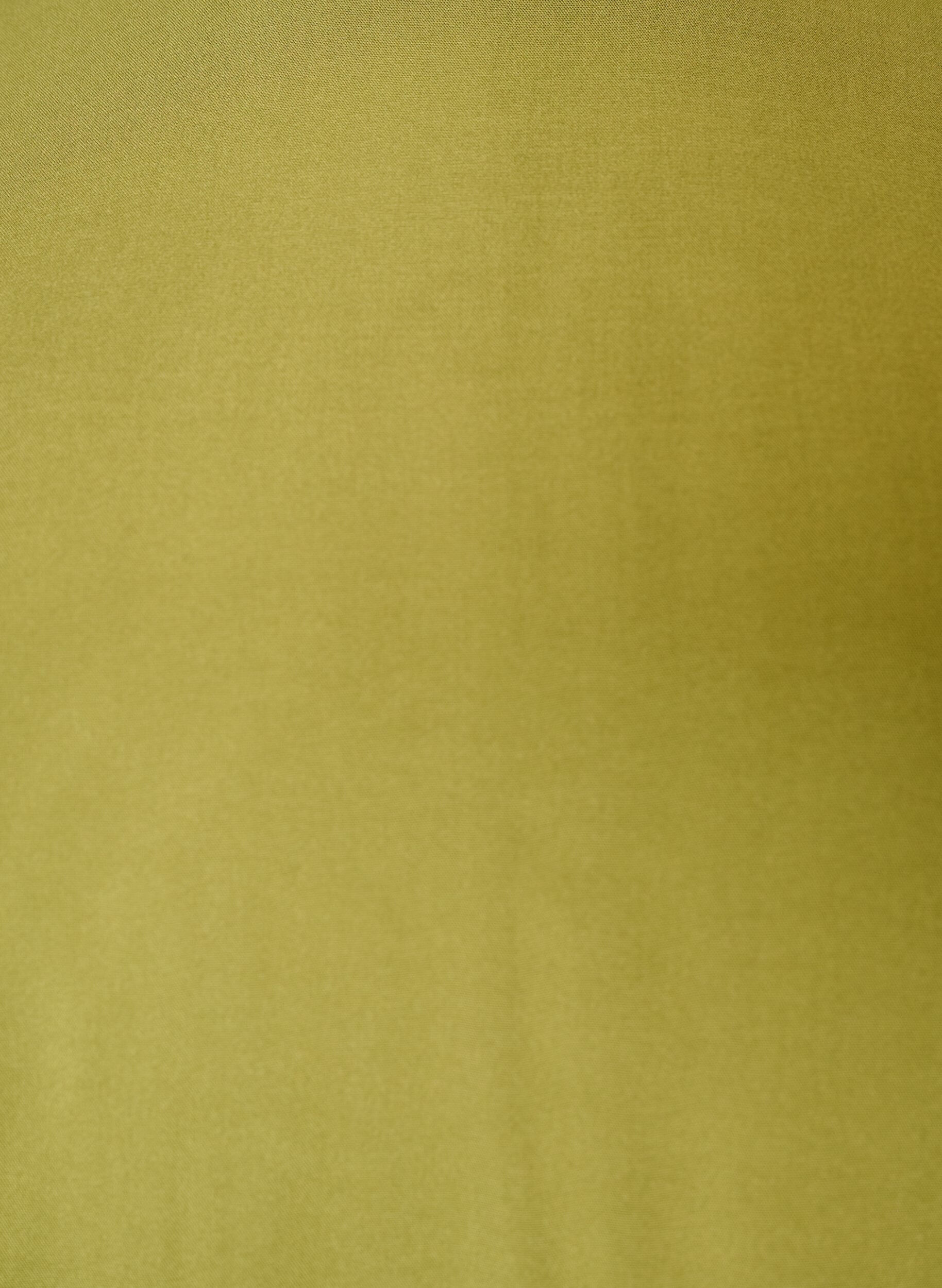ZizziGeweven blouse met korte mouwen en ronde hals, Groen, Packshot image number 2