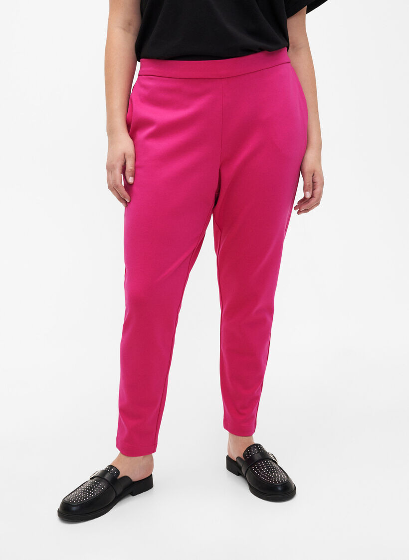 Korte broek met zakken, Roze, Model image number 3