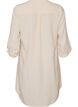 Lang shirt in linnen en viscose, Beige, Packshot image number 1