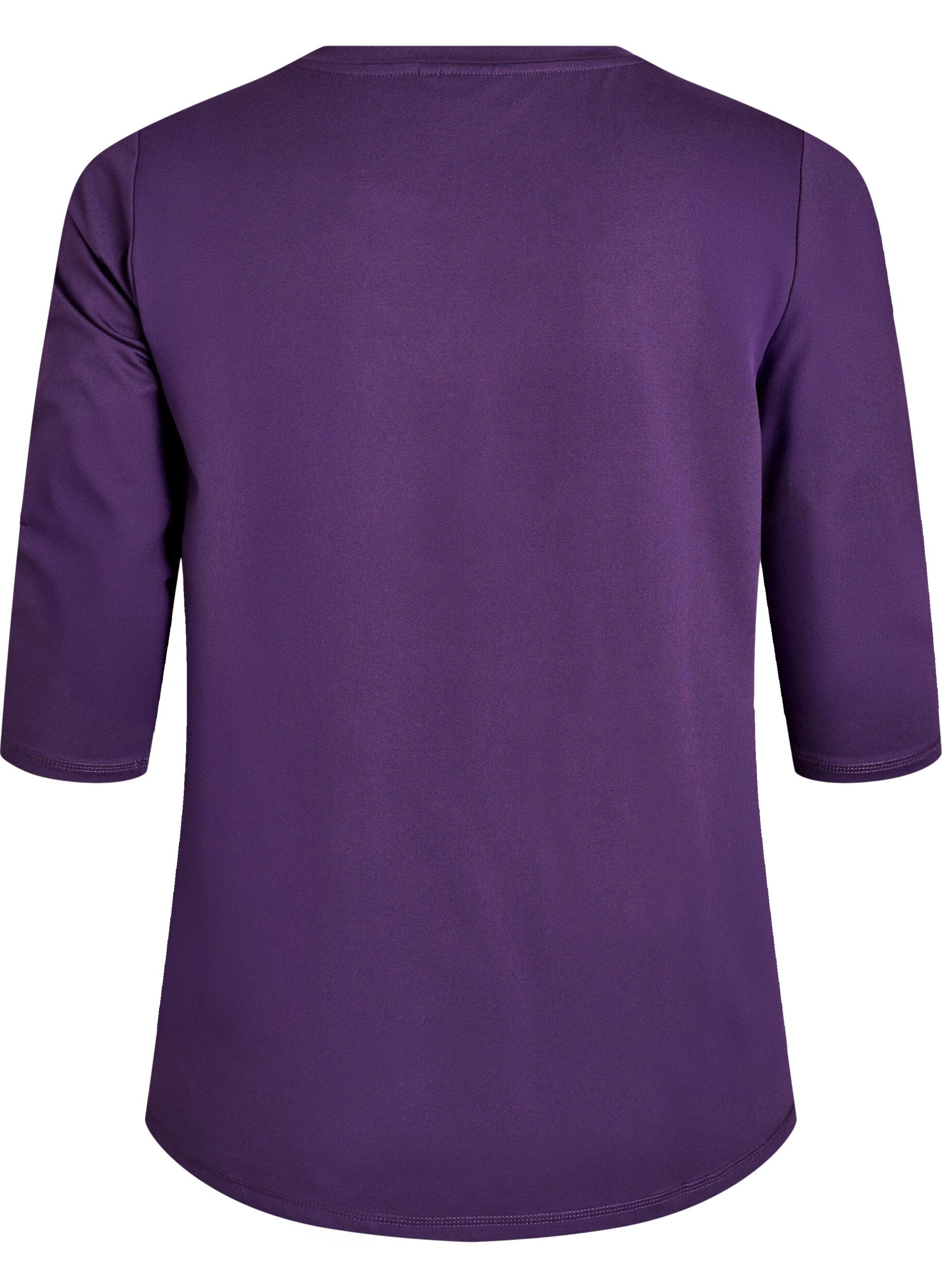 ZizziTraining blouse met 3/4 mouwen, Paars, Packshot image number 1