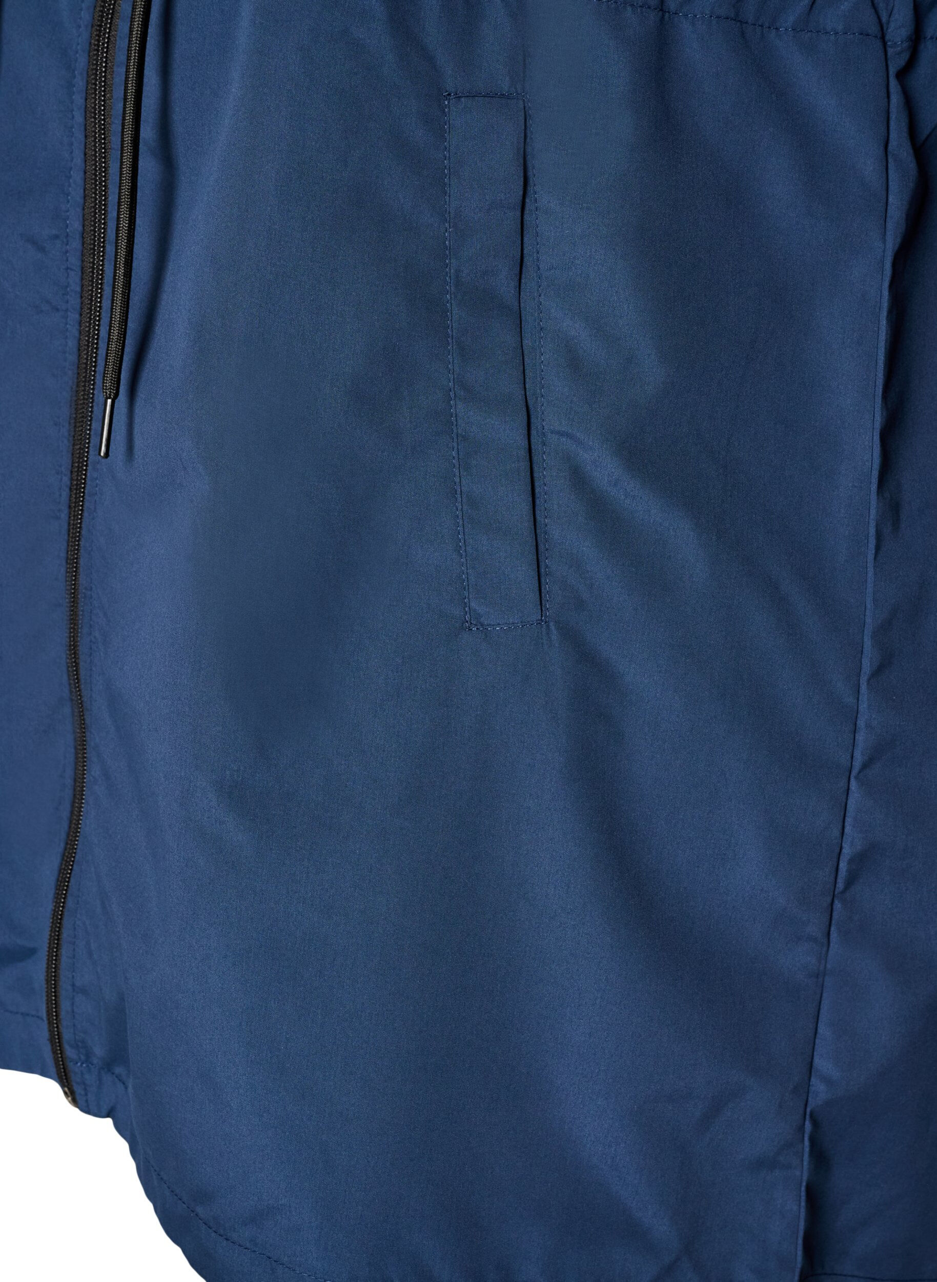 ZizziLichtgewicht parka met een capuchon, Blauw, Packshot image number 3