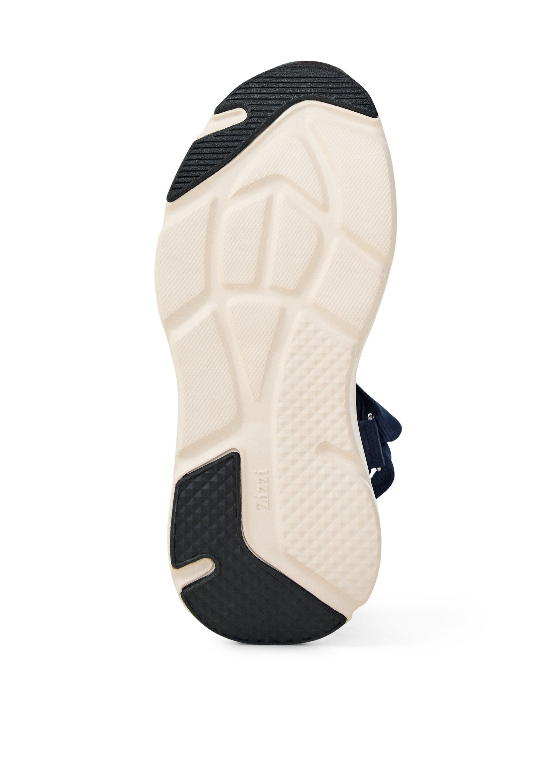 ZizziComfortabele sandaal met klittenband en ondersteuning voor de voetboog, Blauw, Packshot image number 4