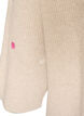 Gebreide blouse met kleine geborduurde motieven, Beige, Packshot image number 3