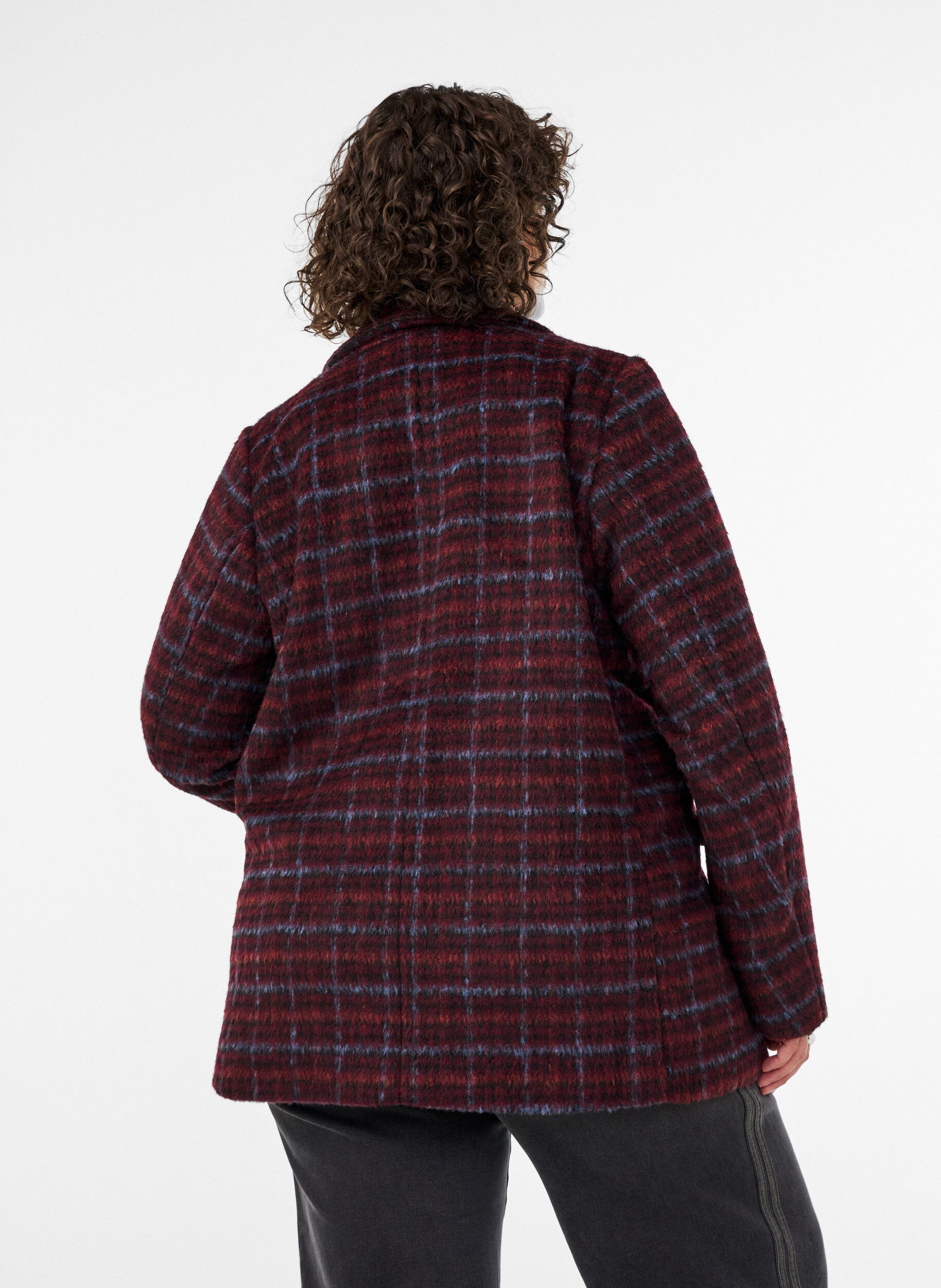 ZizziGeruit jasje met zakken, Rood, Model image number 2