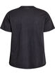 Organisch katoenen T-shirt met studs, Grijs, Packshot image number 1
