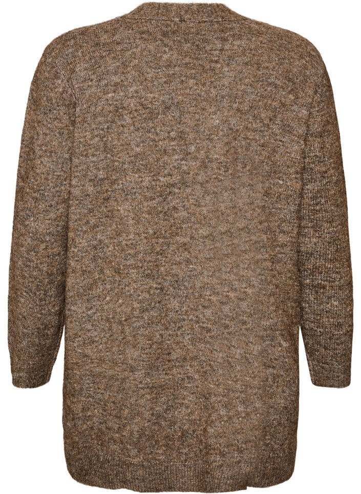 Lang vest met zakken, Bruin, Packshot image number 1