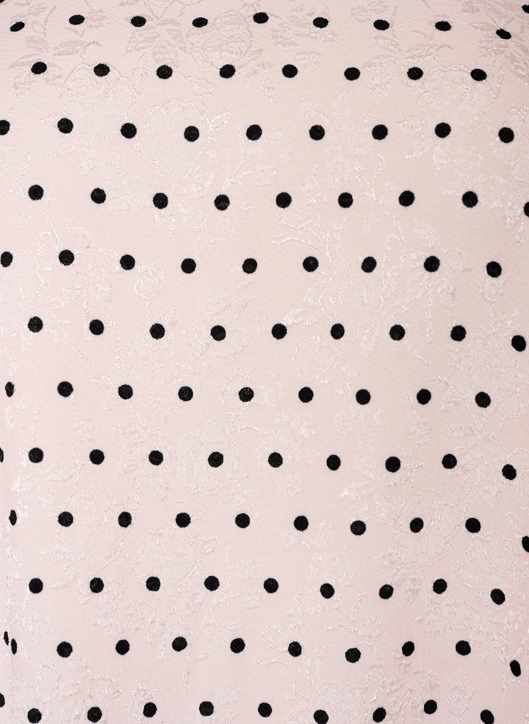 ZizziPolkadot A-lijn jurk met ballonmouwen, Roze, Packshot image number 2