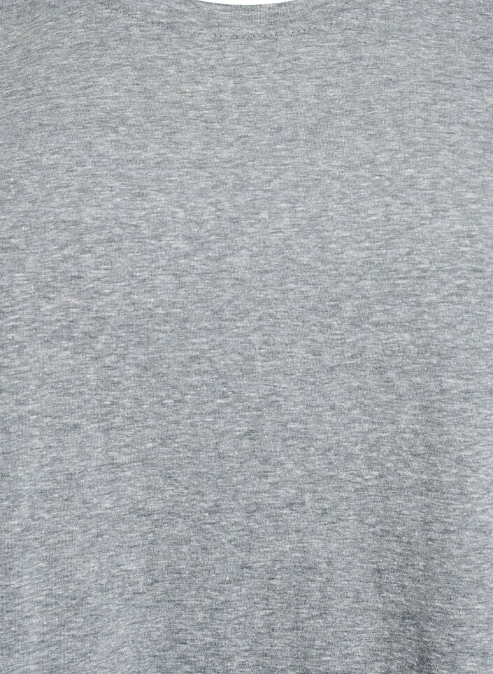 Gemêleerd T-shirt met korte mouwen, Groen, Packshot image number 2