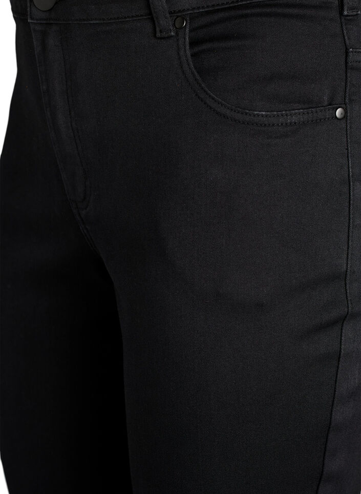 Slim fit Emily jeans met normale taille, Zwart, Packshot image number 2