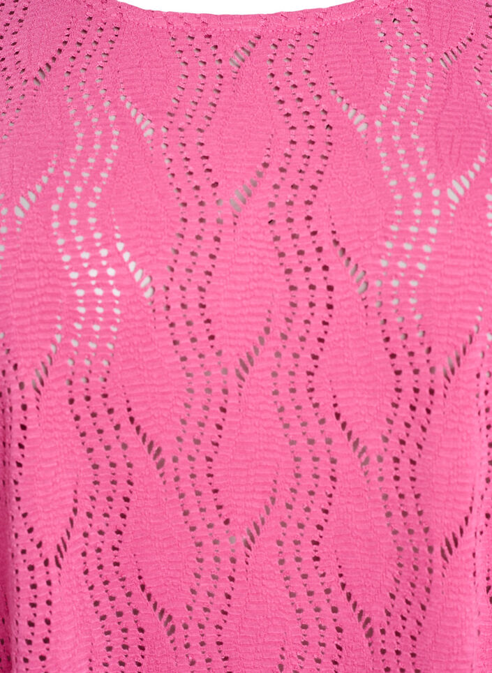 Korte jersey jurk met oogjespatroon, Roze, Packshot image number 2