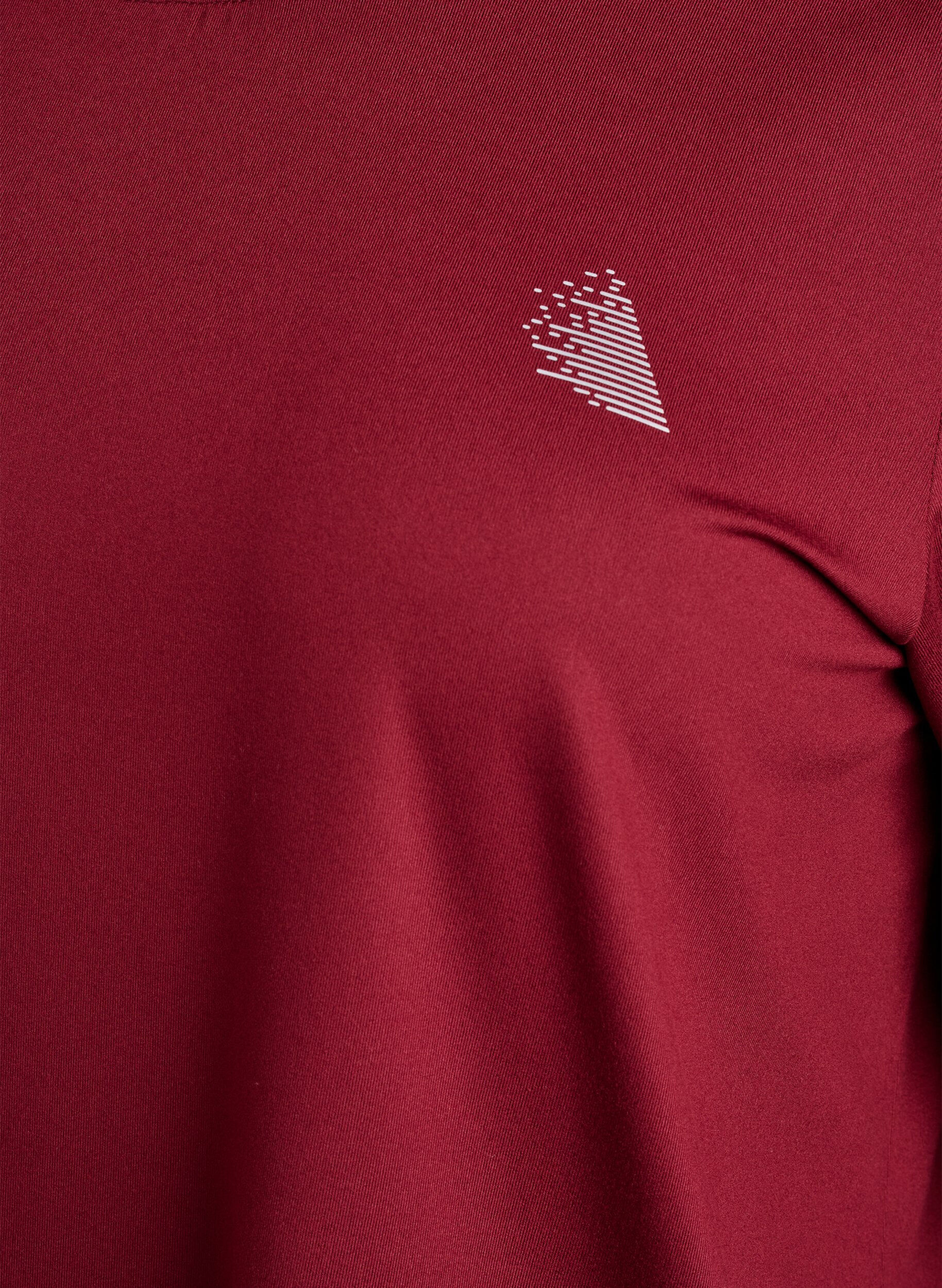 ZizziSporttop met 3/4 mouwen, Rood, Packshot image number 2