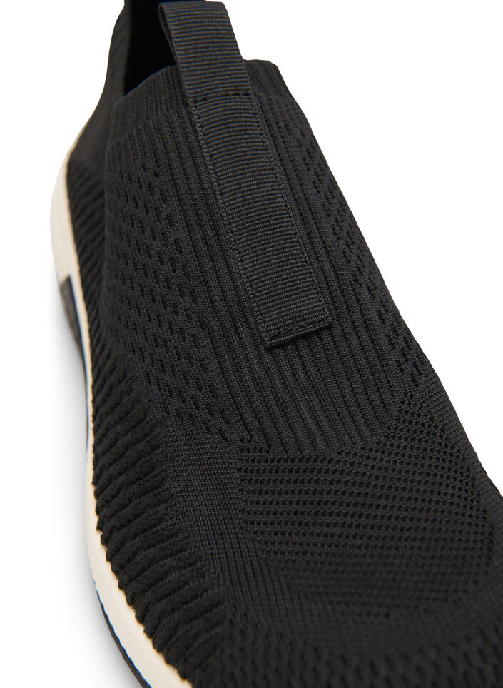 Slip-on sneaker met wijde pasvorm, Black, Packshot