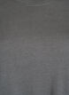 T-shirt basique en coton &agrave; col rond, Gris, Packshot image number 2