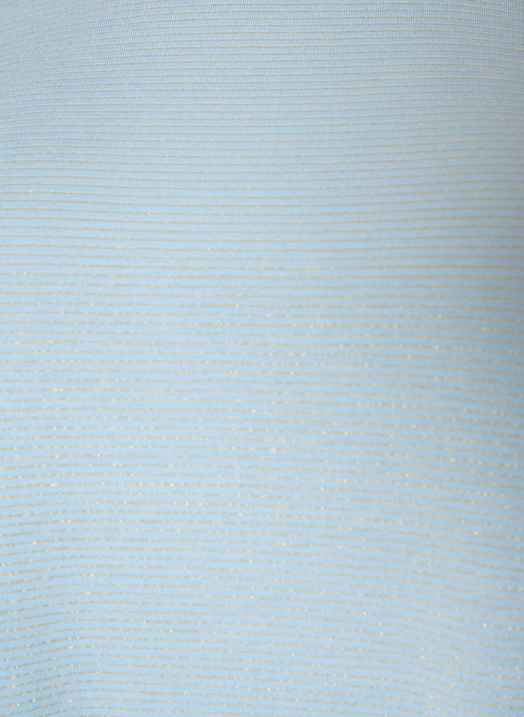 ZizziViscose T-shirt met glitterstrepen, Blauw, Packshot image number 2