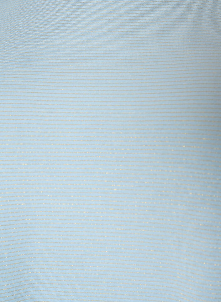 Viscose T-shirt met glitterstrepen, Blauw, Packshot image number 2