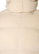 Korte gewatteerde jas met afneembare capuchon, Vanille, Packshot image number 2