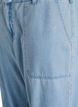 High-waisted jeans met strikceintuur, Blauw, Packshot image number 2