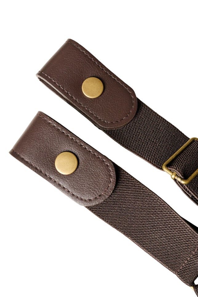 Elastische riem, Bruin, Packshot image number 2