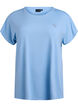Effen gekleurd T-shirt voor sporten, Blauw, Packshot image number 0