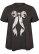 Katoenen T-shirt met print aan de voorkant, Grijs, Packshot image number 0