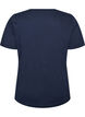 T-shirt met motief, Blauw, Packshot image number 1