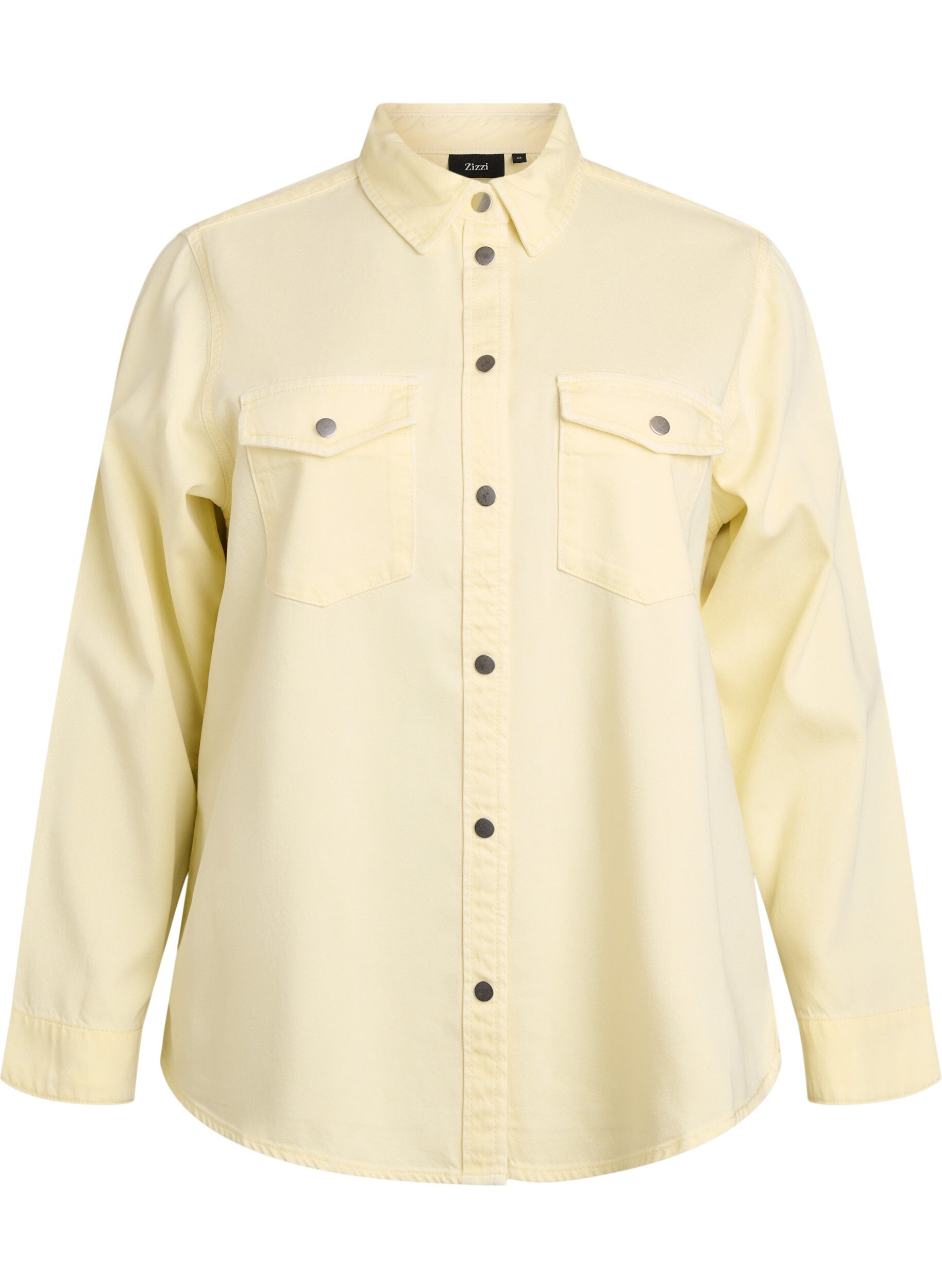 Spijkerblouse met borstzakken