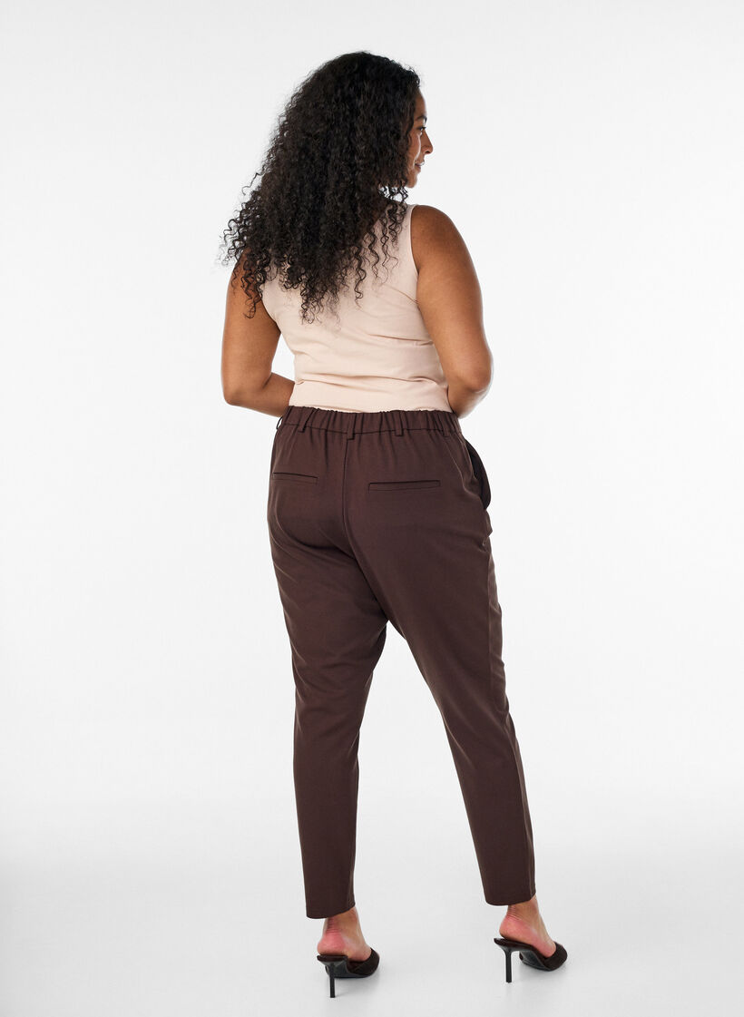 Cropped Maddison broek, Bruin, Model image number 1