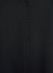 Shirtblouse met V-hals en 3/4 mouwen, Zwart, Packshot image number 2