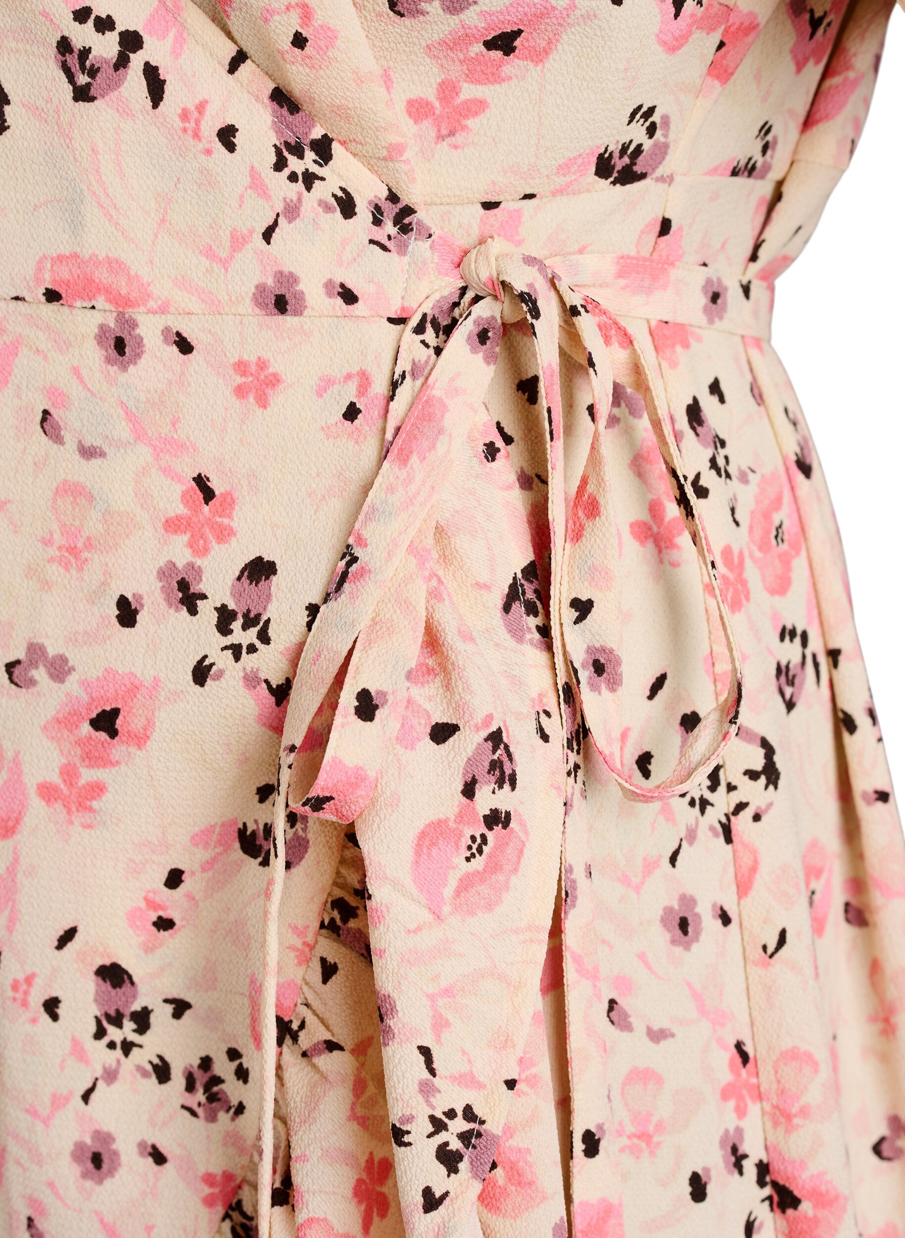 ZizziWikkeljurk met korte mouwen, Rood, Packshot image number 3