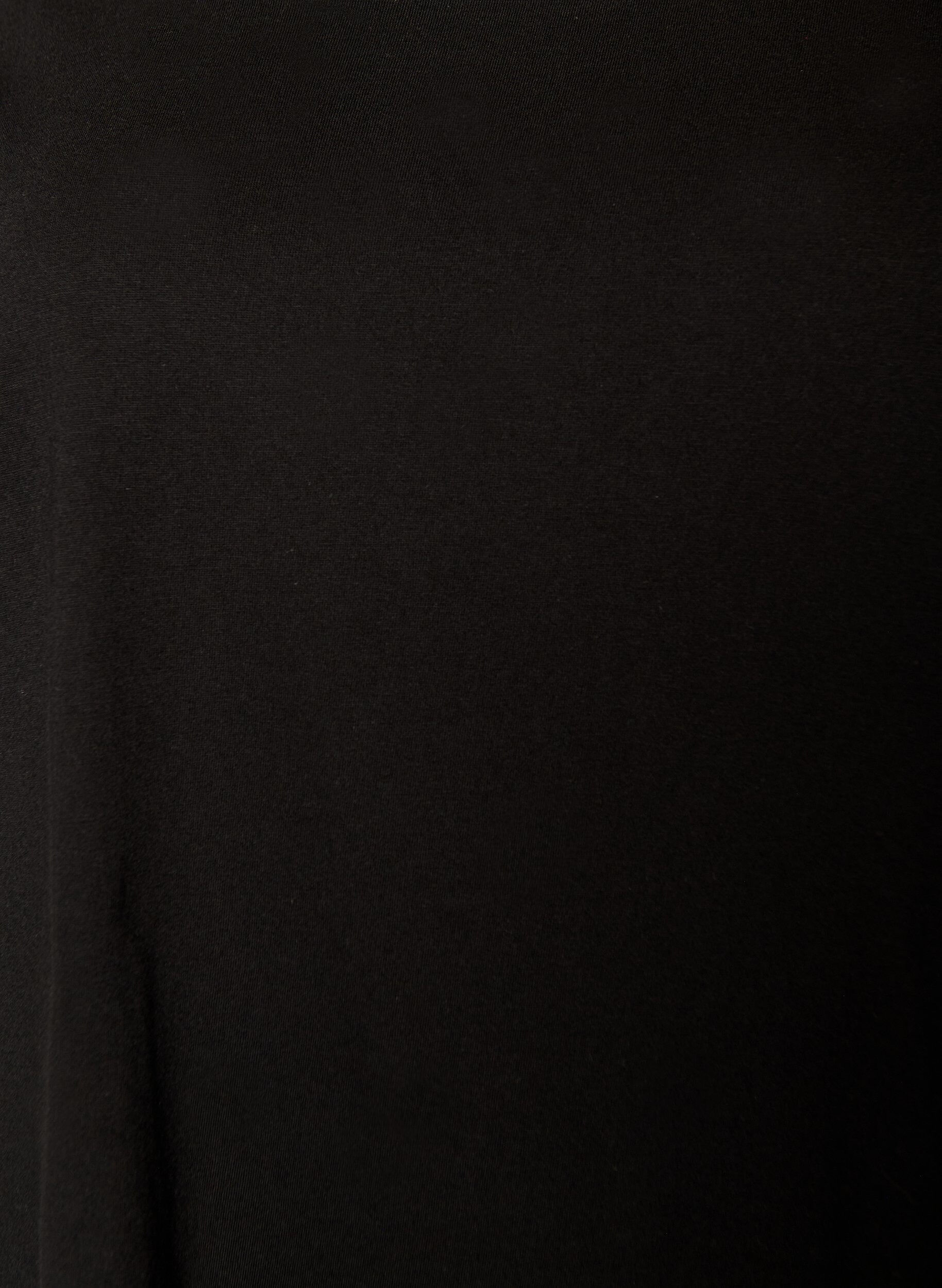 Zizzi 2-pack Robe T-shirt &agrave; manches courtes, Noir, Packshot image number 3