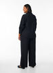 FLASH - High waist broek met wide fit pijpen, Zwart, Model image number 1