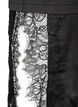 Jersey blouse met gelaagde look en kant, Zwart, Packshot image number 3
