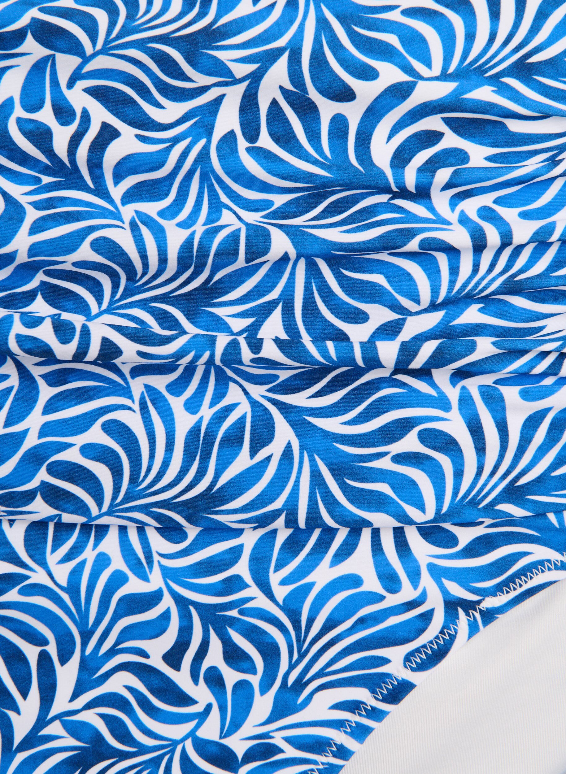 ZizziBikinibroekje met print en een hoge taille, Blauw, Packshot image number 2