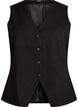 Gilet met knoopsluiting, Zwart, Packshot image number 0