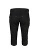 Slim fit capri jeans met zakken, Zwart, Packshot image number 1