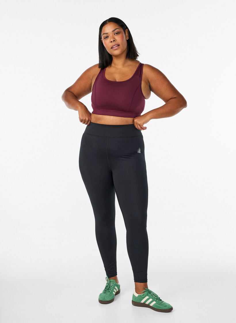 Sport-bh met racerback, Rood, Model image number 1