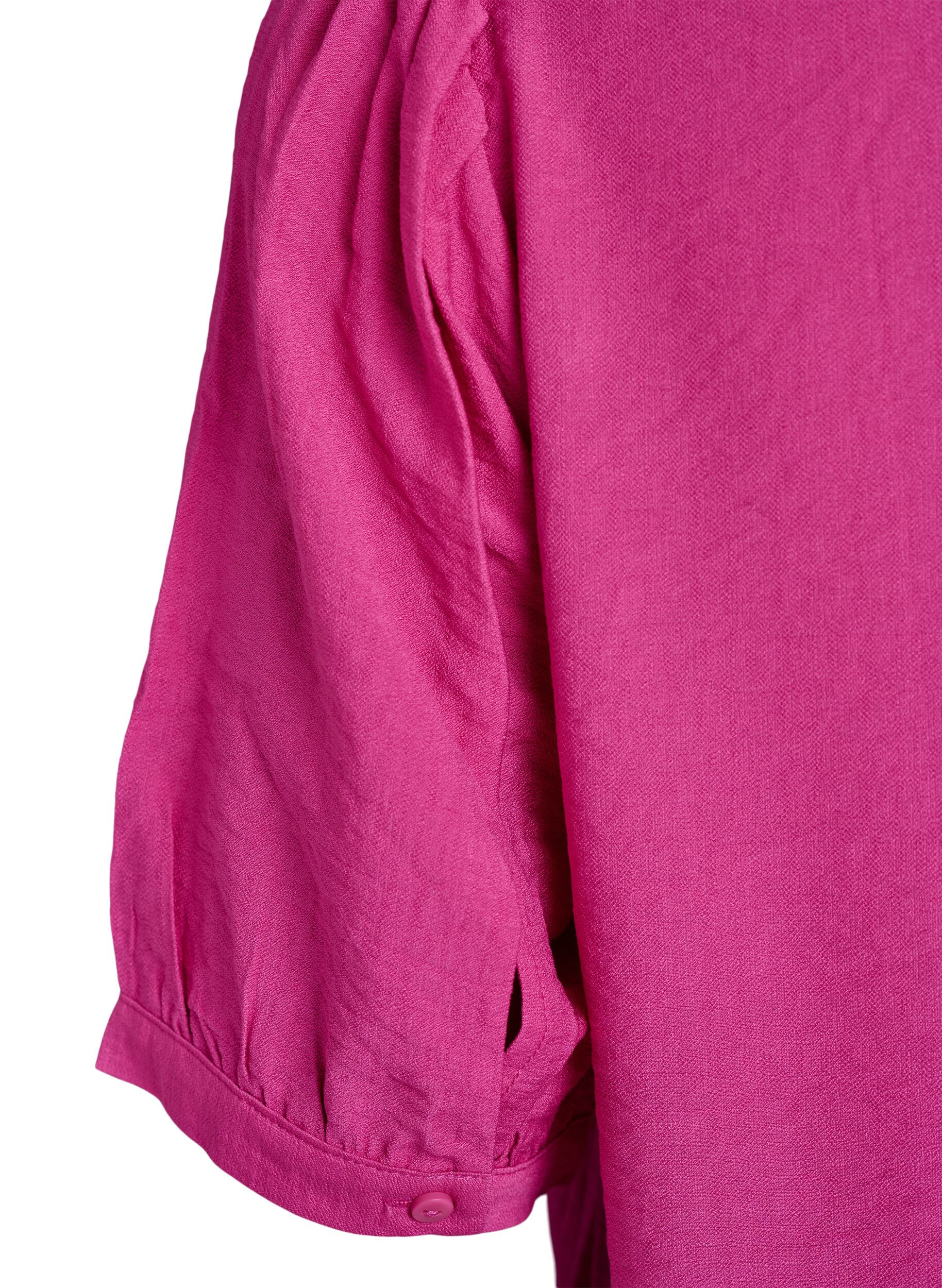 ZizziViscose blouse met 1/2 mouwen, Roze, Packshot image number 3
