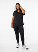 Sportlegging met fleecevoering, Zwart, Model image number 1