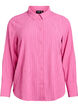 FLASH - Shirt met textuur, Roze, Packshot image number 0