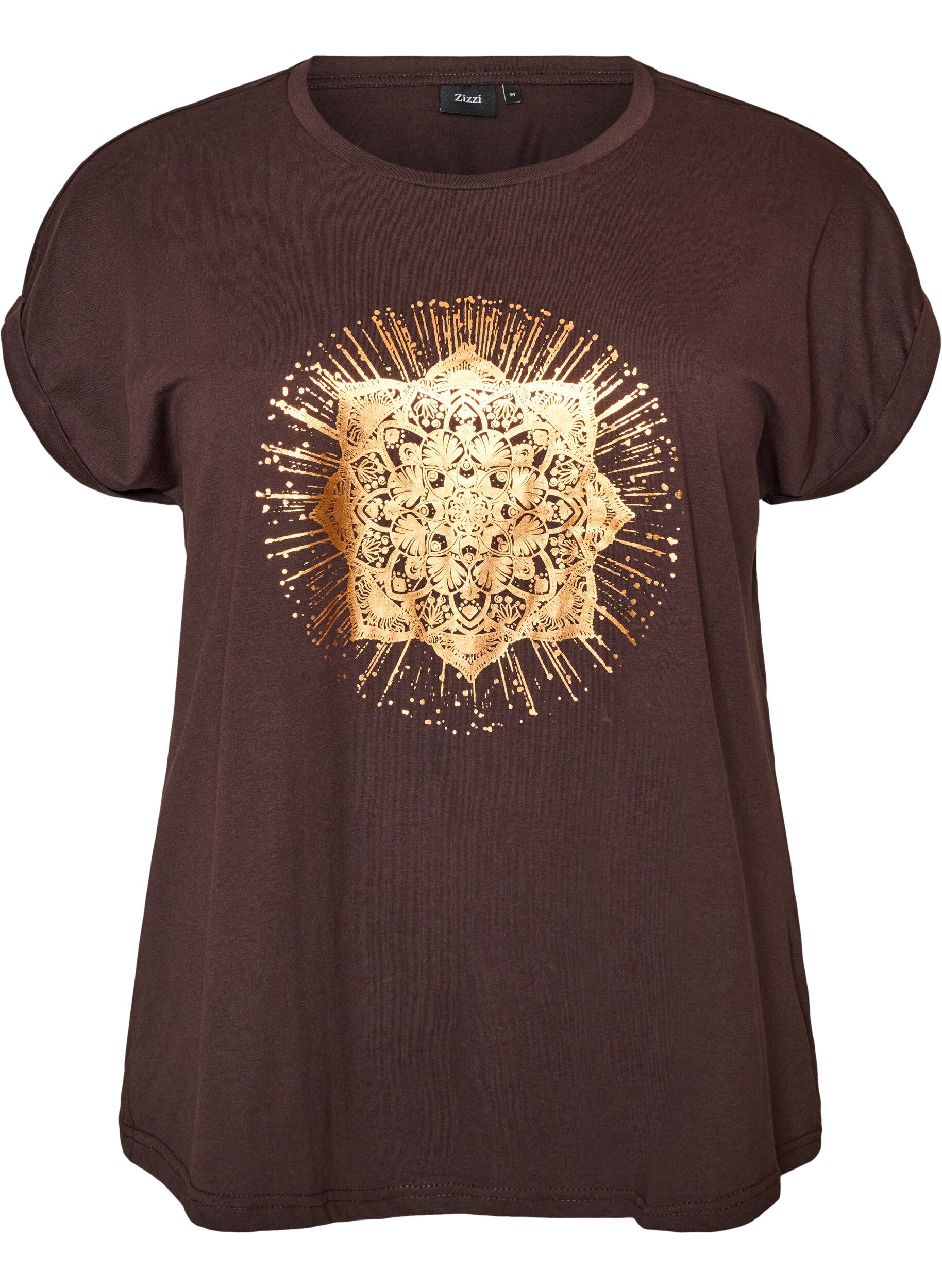 T-shirt met decoratieve print aan de voorkant