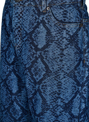 ZizziEmily jeans met slangenprint, Denim Snake AOP, Packshot image number 2